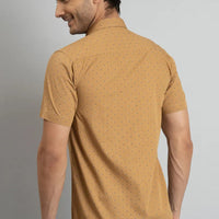 Brown Print Shirt