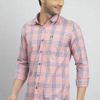 Pink & Blue Checks Shirt