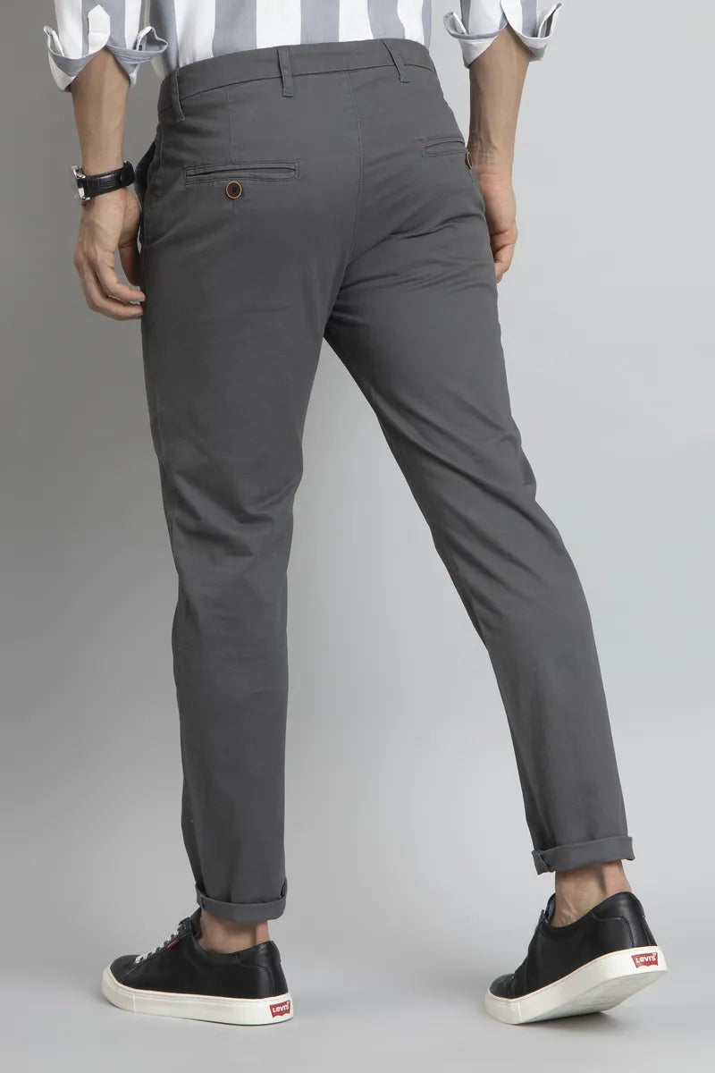 Grey Casual Trouser