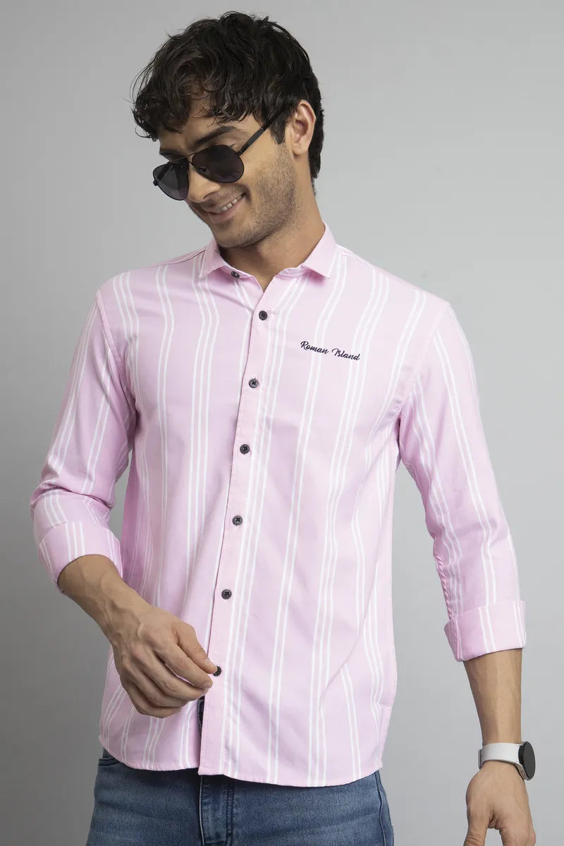 Pink Stripes Shirt