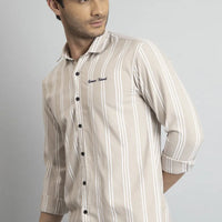 Brown Stripes Shirt
