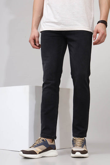 Black Plain Jeans