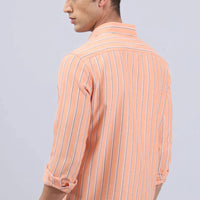 Orange Stripe Shirt