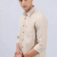 Brown Stripe Shirt
